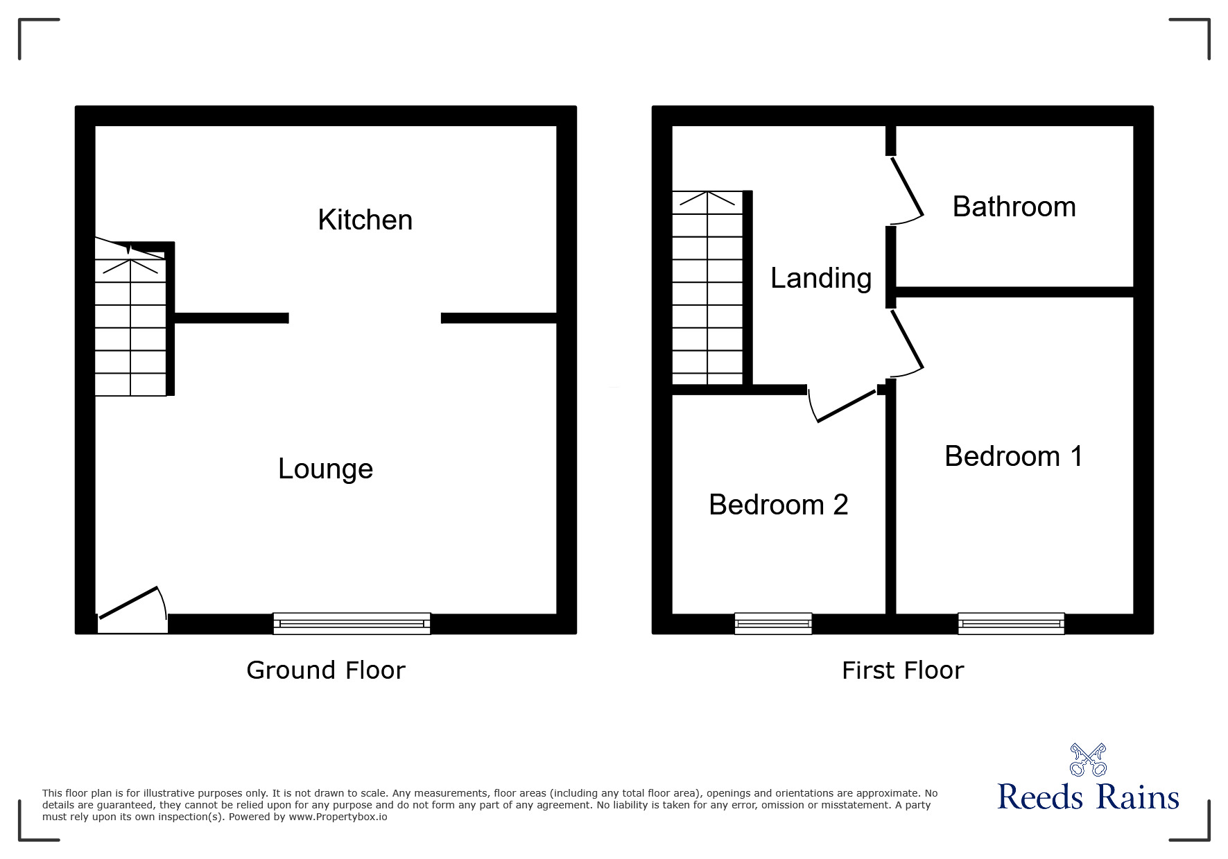 Floorplan of 2 bedroom Mid Terrace House for sale, Bradford Road, Batley, West Yorkshire, WF17