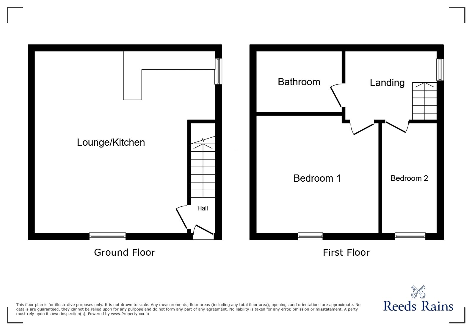 Floorplan of 2 bedroom House for sale, Grange Road, Soothill, West Yorkshire, WF17