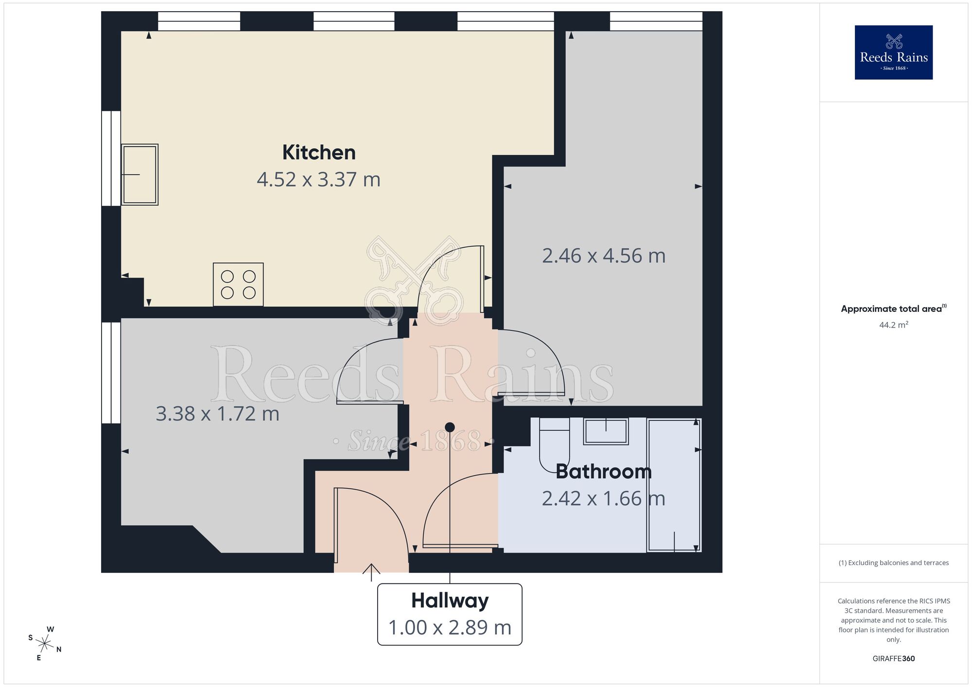 Floorplan of 2 bedroom Flat to rent, Balme Road, Cleckheaton, West Yorkshire, BD19