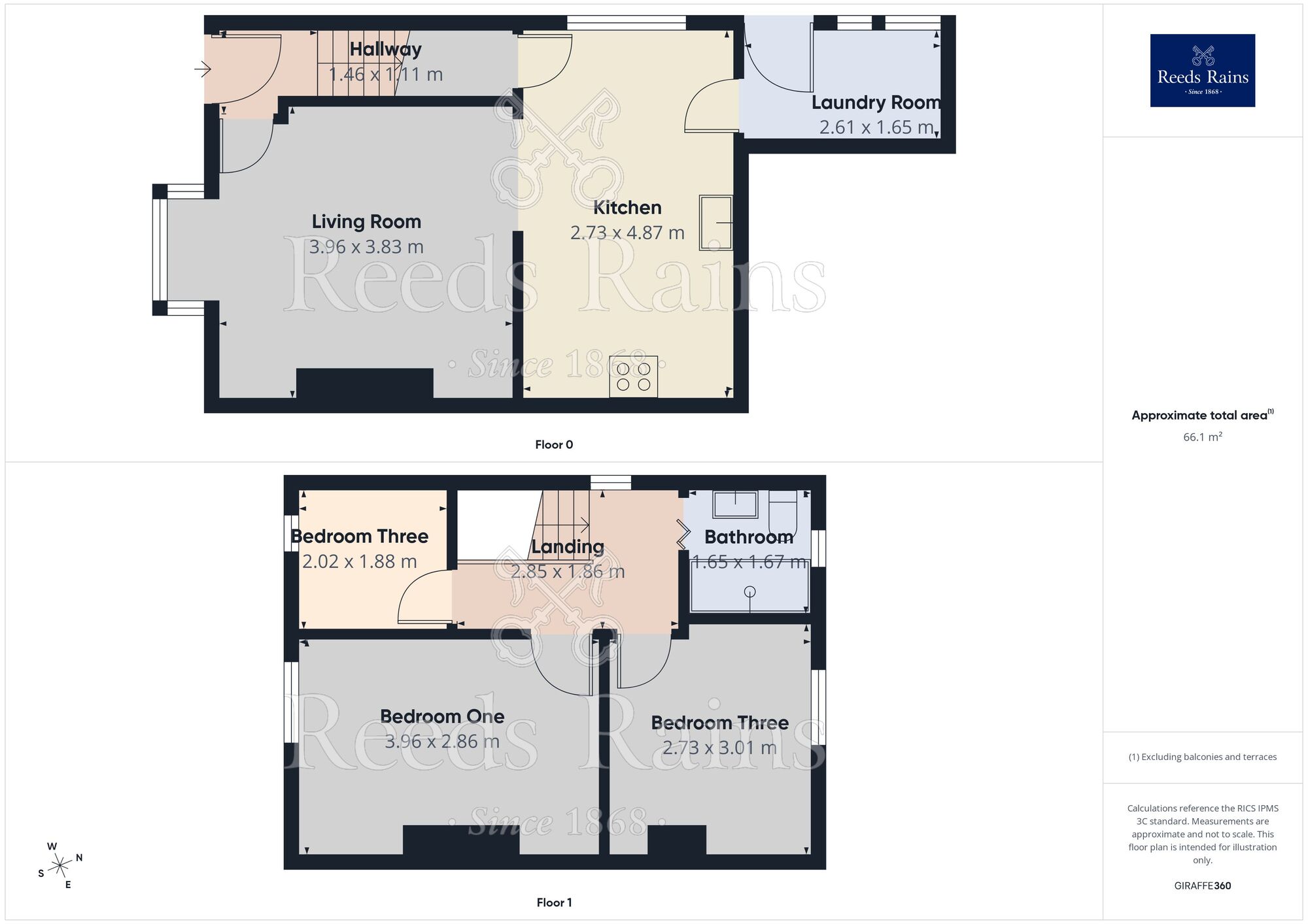 Floorplan of 3 bedroom House to rent, Bolton Lane, Bradford, West Yorkshire, BD2