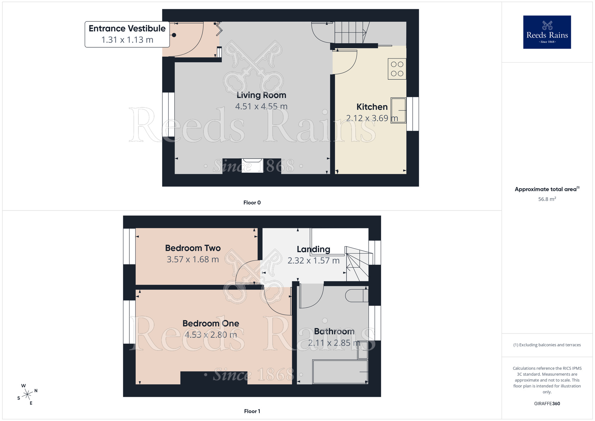Floorplan of 2 bedroom Mid Terrace House to rent, Bradford Road, Oakenshaw, West Yorkshire, BD12