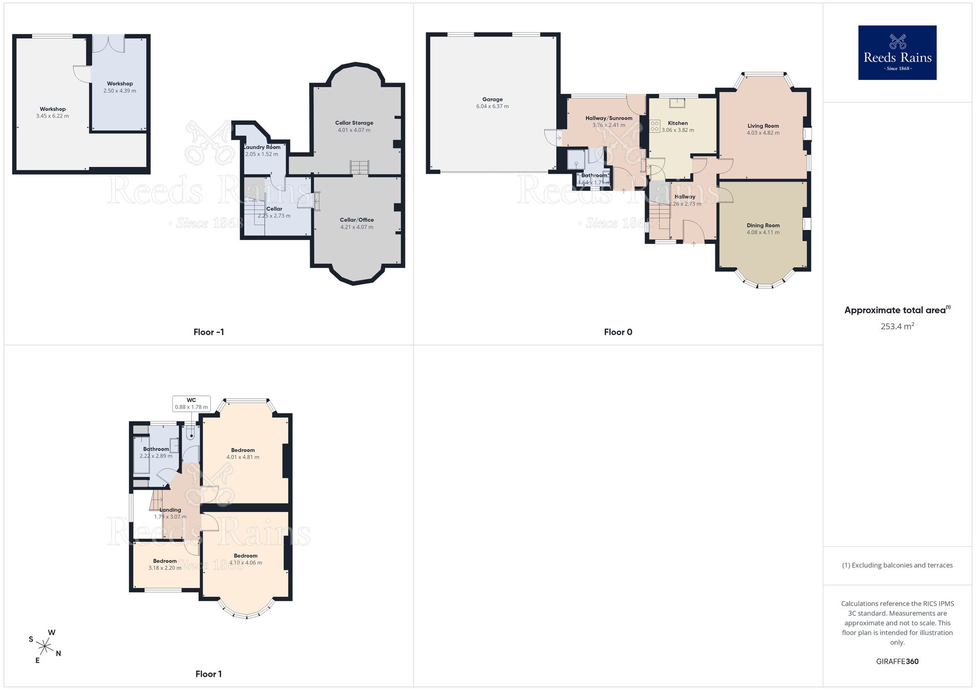 Floorplan of 3 bedroom Detached House for sale, Gomersal Road, Heckmondwike, West Yorkshire, WF16