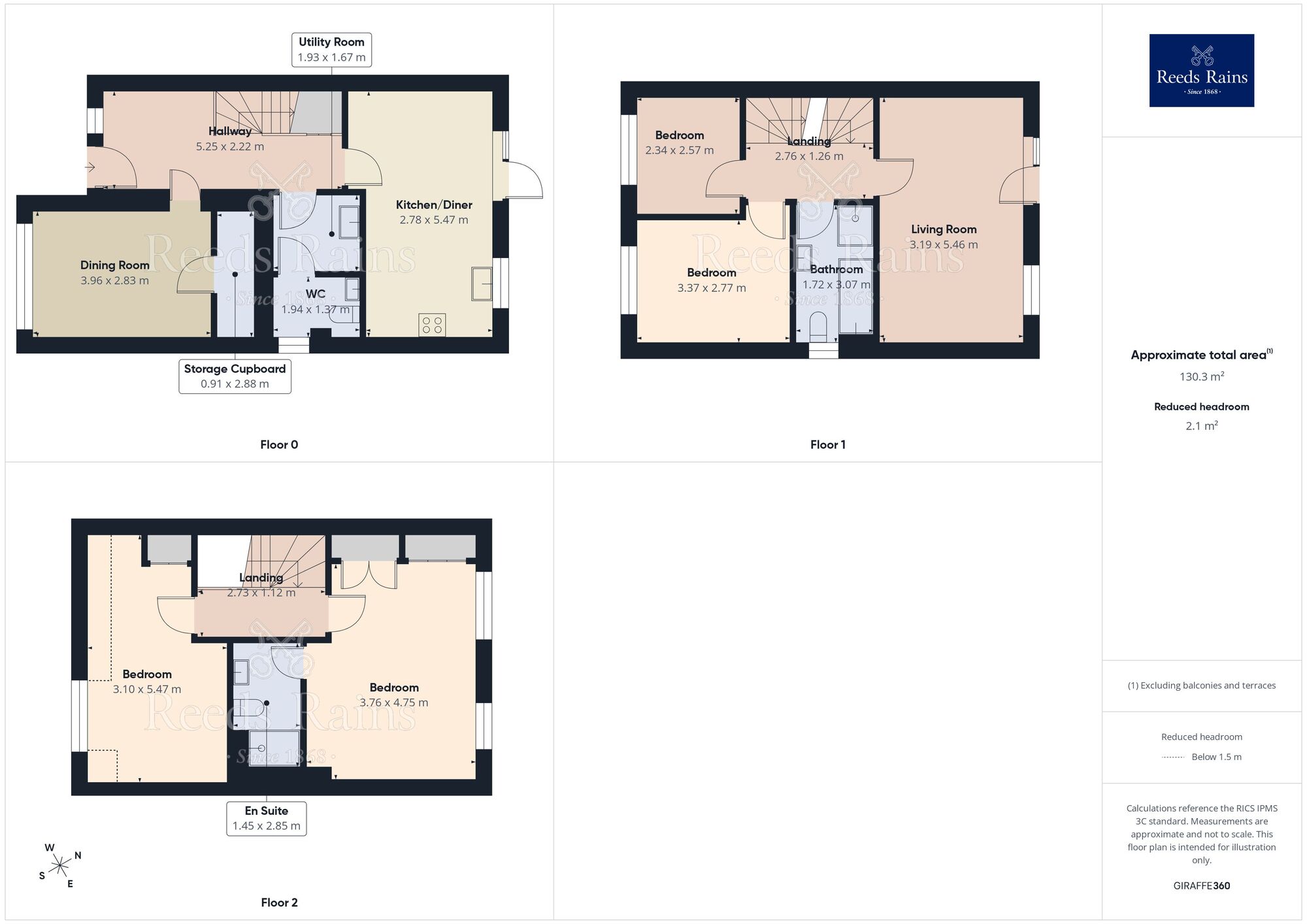 Floorplan of 4 bedroom End Terrace House for sale, Roundhill Green, Gomersal, West Yorkshire, BD19