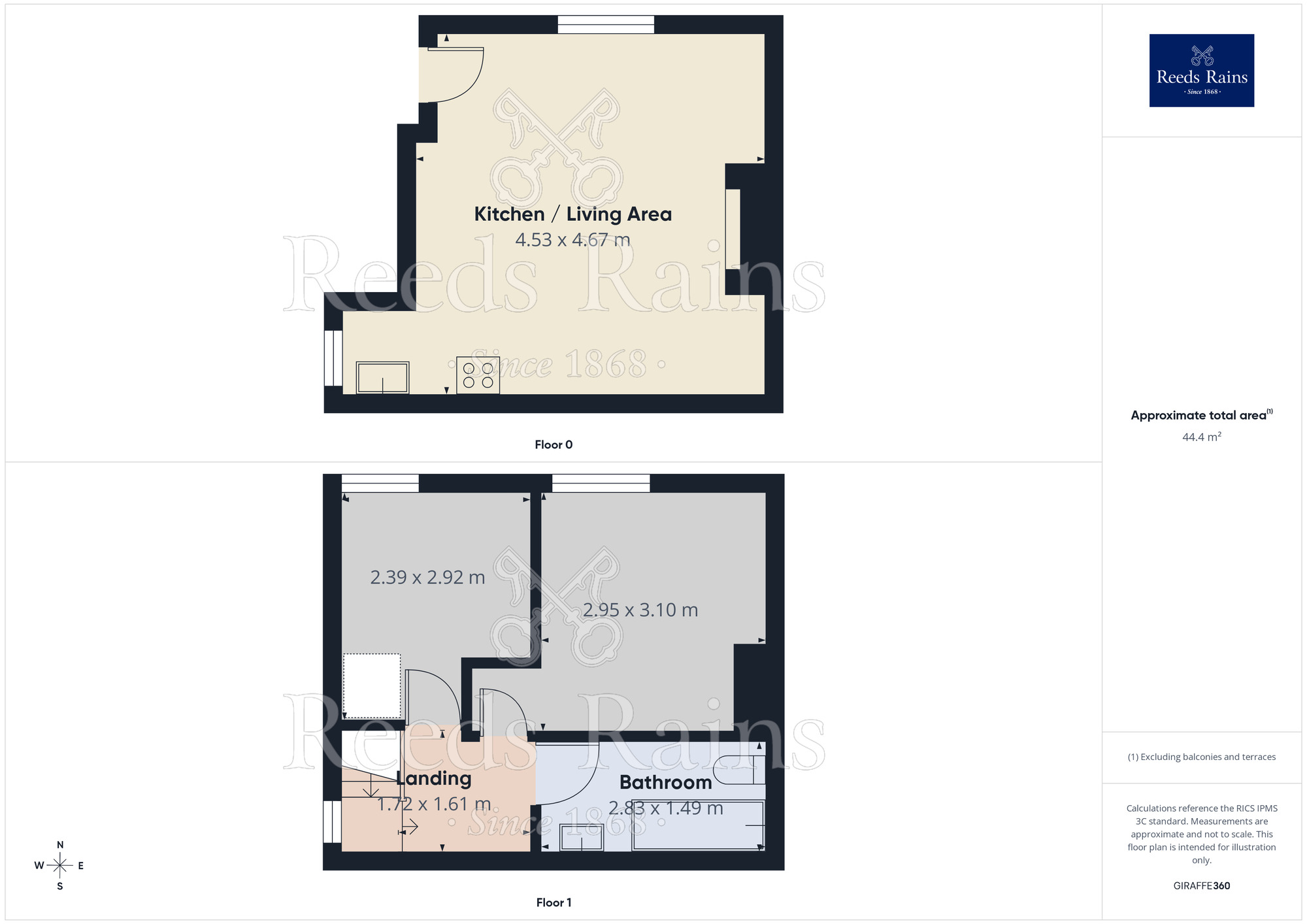 Floorplan of 2 bedroom End Terrace House to rent, Grange Road, Soothill, West Yorkshire, WF17