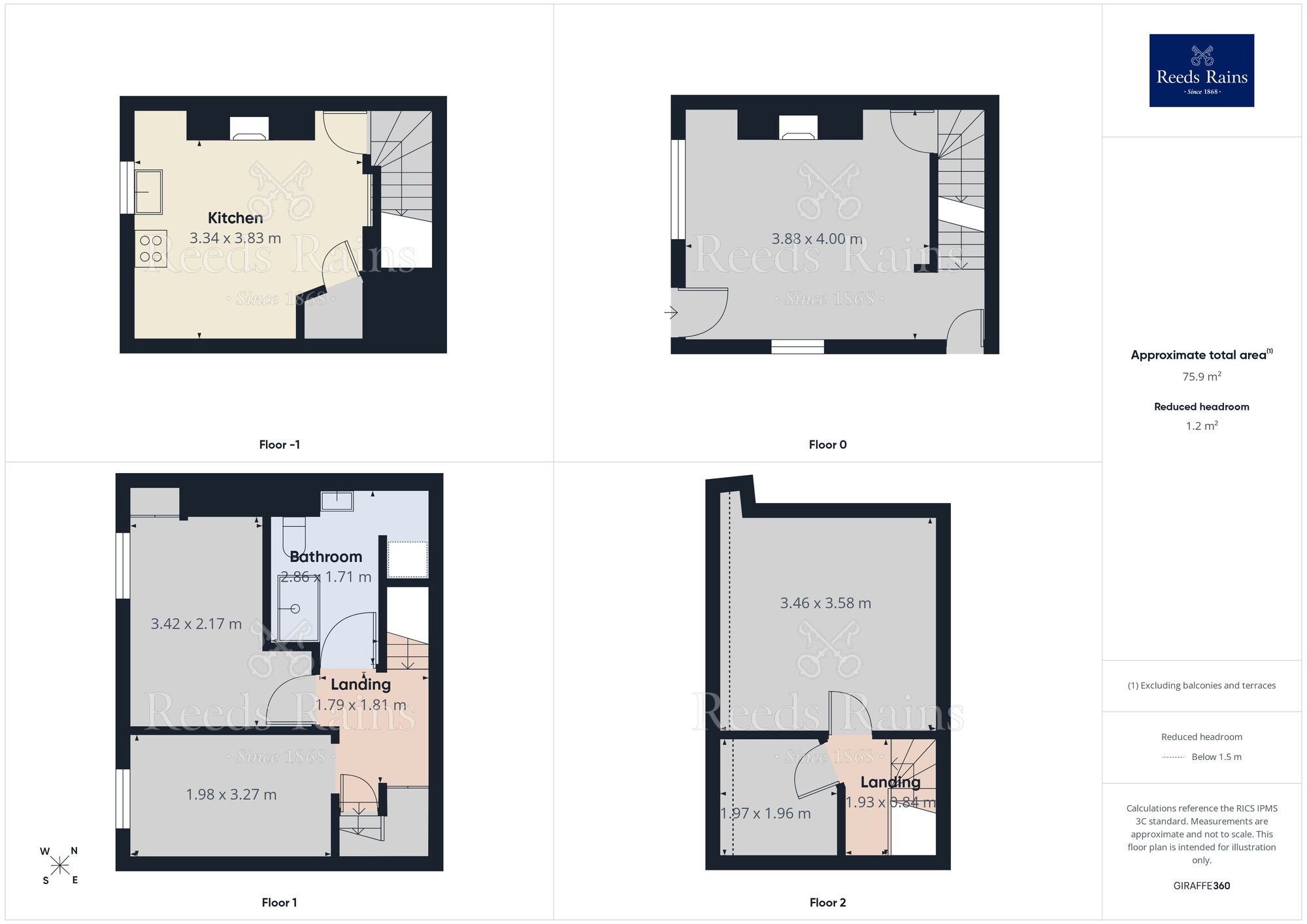 Floorplan of 3 bedroom Mid Terrace House for sale, Crossley Street, Bradford, West Yorkshire, BD7