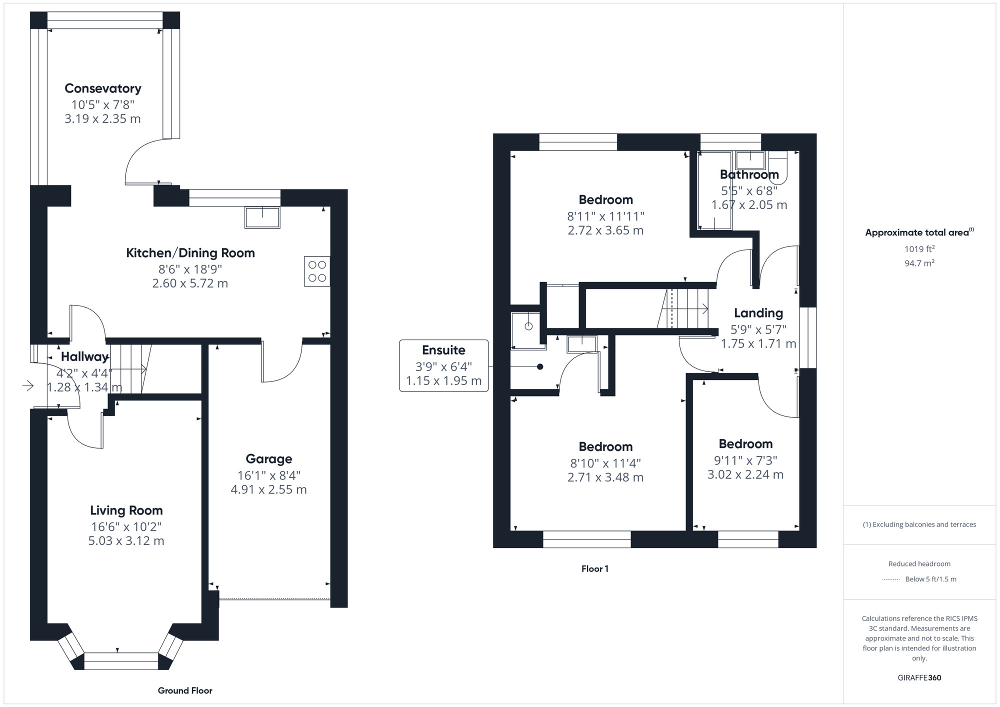 Floorplan of 3 bedroom Detached House for sale, Butterfield Park, North Somerset, BS21