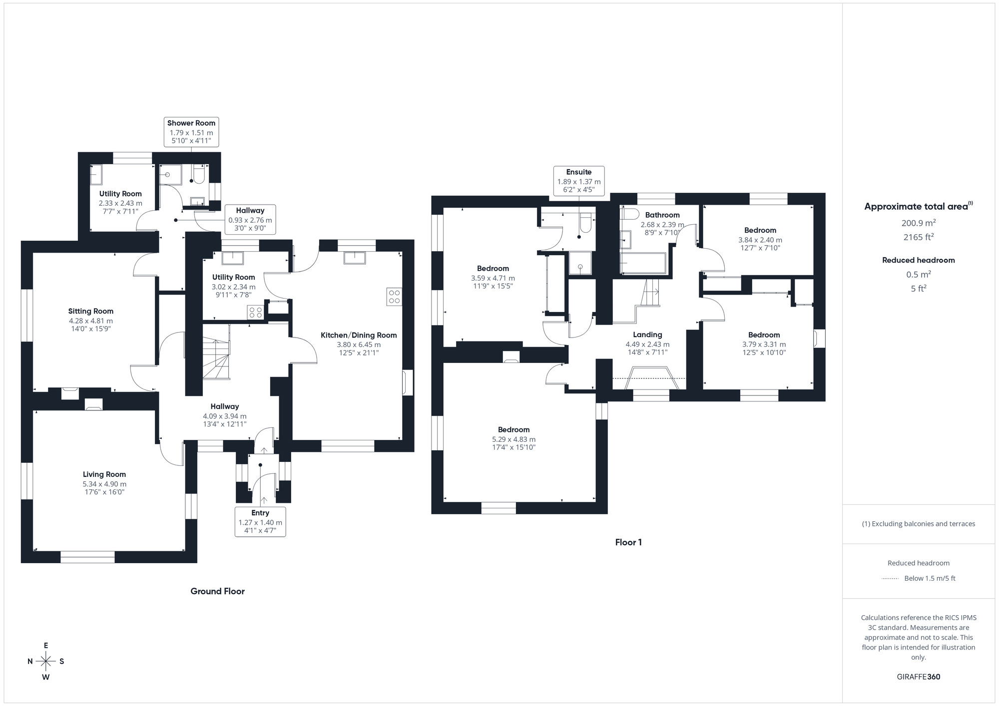 Floorplan of 4 bedroom Detached House for sale, Old Park Road, Clevedon, North Somerset, BS21