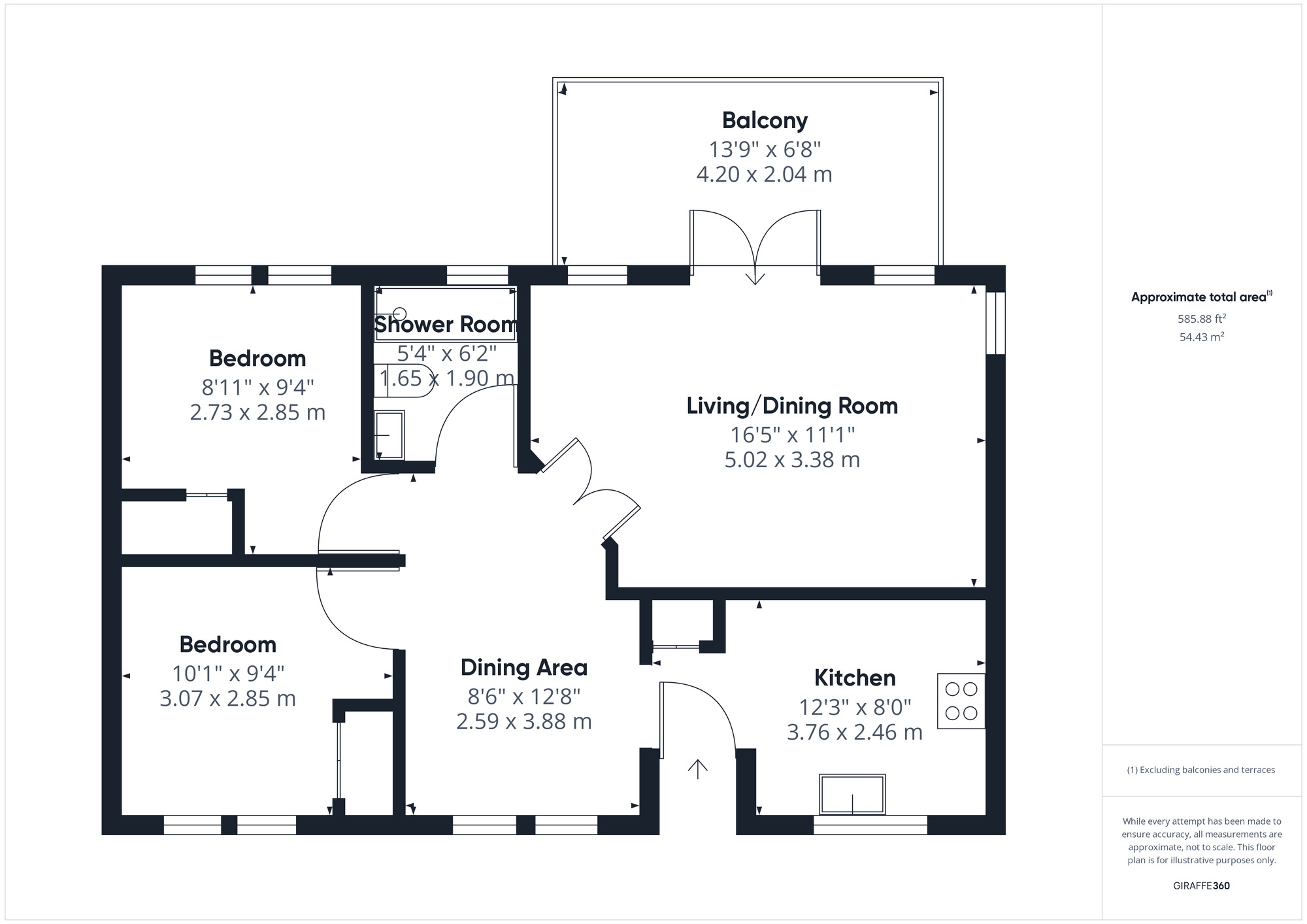 Floorplan of 2 bedroom Detached Property for sale, The Bay, Walton Bay, North Somerset, BS21