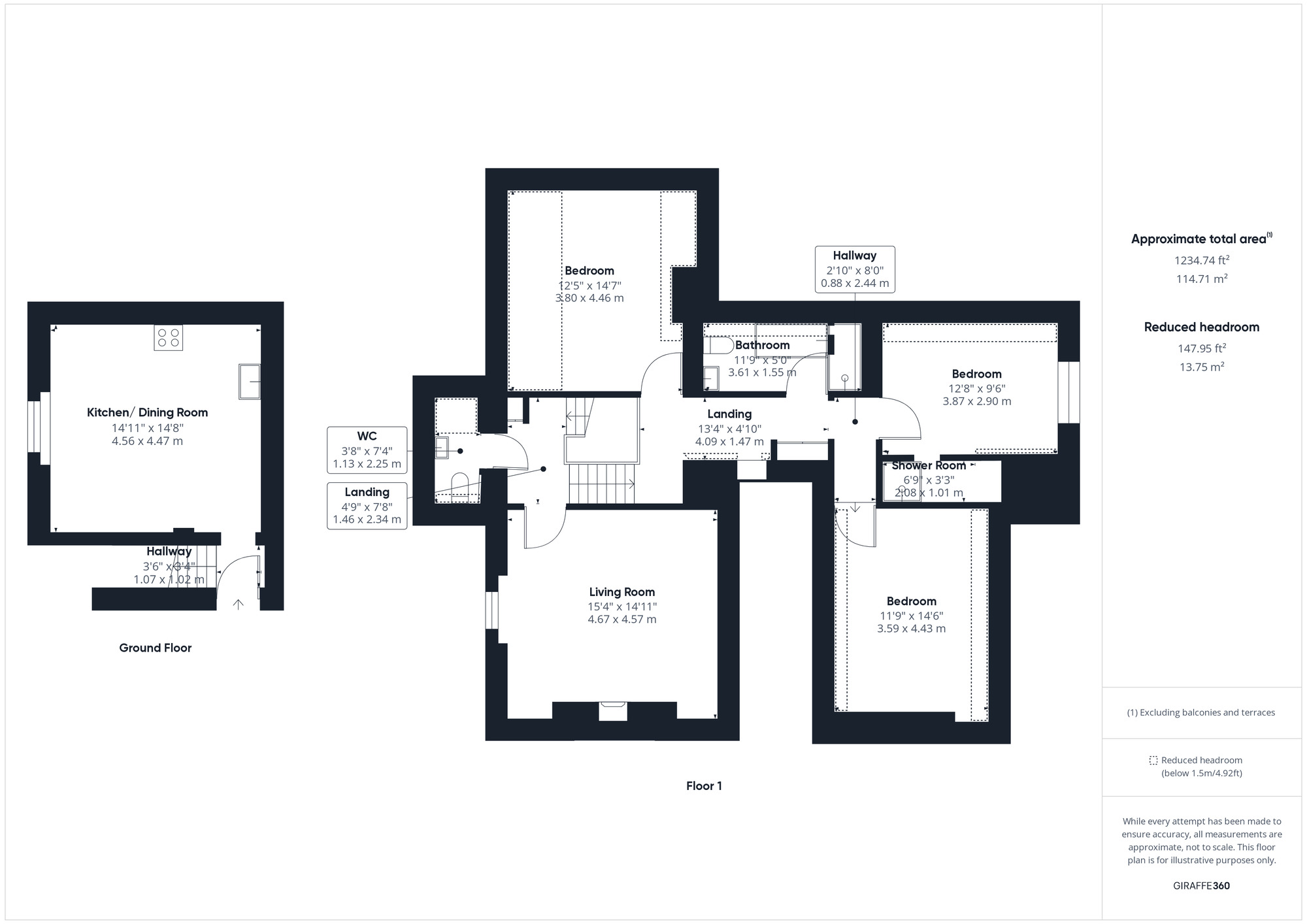 Floorplan of 3 bedroom  Flat for sale, Albert Road, Clevedon, North Somerset, BS21