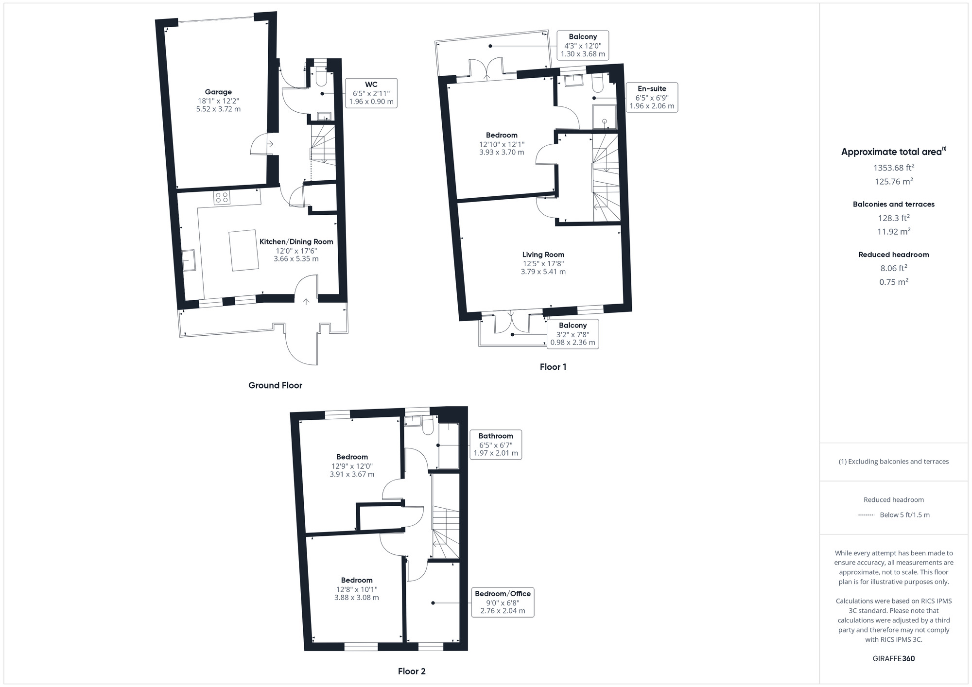 Floorplan of 4 bedroom Mid Terrace House for sale, Watch House Place, Portishead, Bristol, BS20