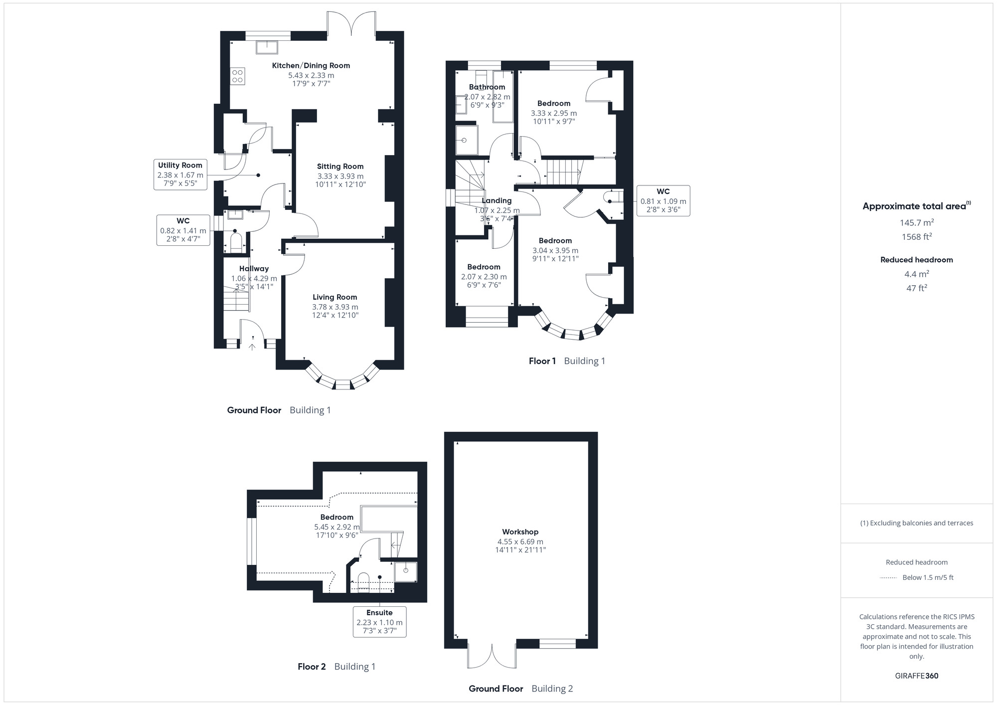 Floorplan of 4 bedroom Semi Detached House for sale, Highdale Avenue, Clevedon, North Somerset, BS21