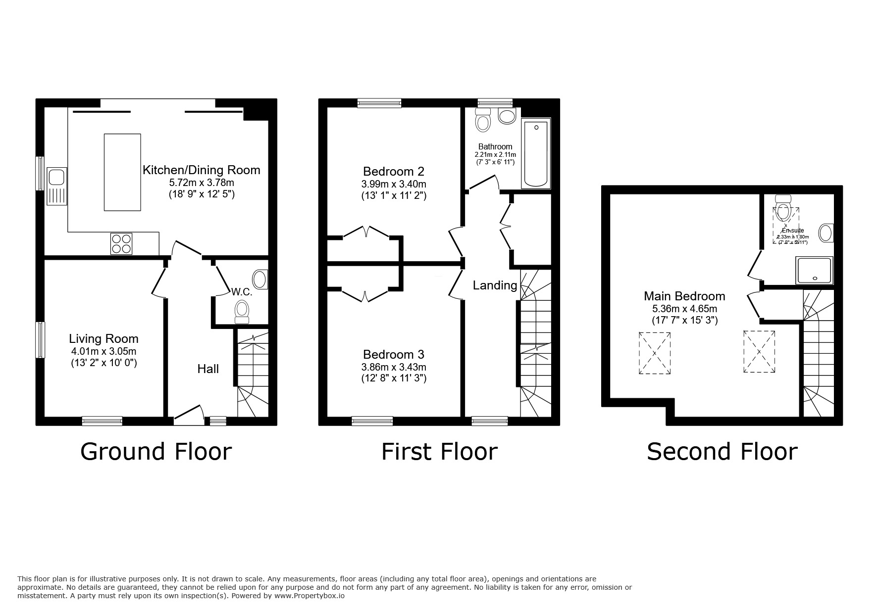 Floorplan of 3 bedroom Semi Detached House for sale, Teignmouth Road, Clevedon, North Somerset, BS21
