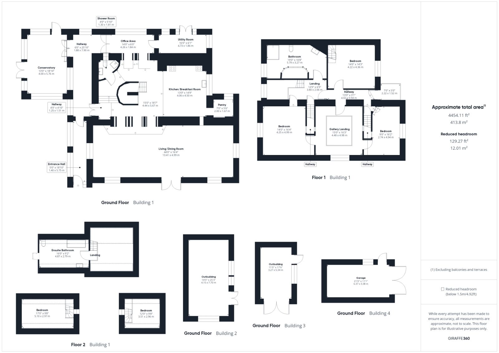 Floorplan of 5 bedroom Detached House for sale, Ham Lane, Kingston Seymour, North Somerset, BS21