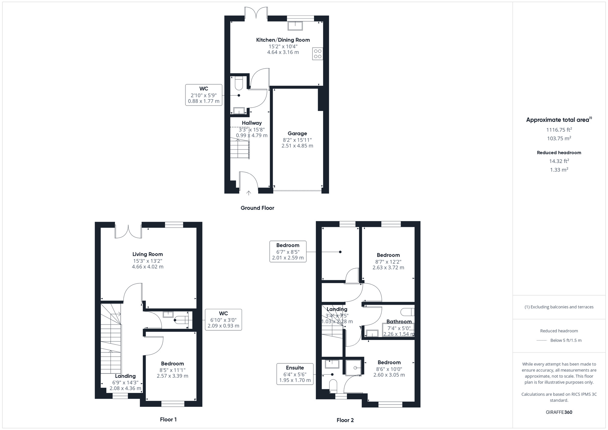 Floorplan of 4 bedroom Mid Terrace House for sale, Yeates Court, Clevedon, North Somerset, BS21