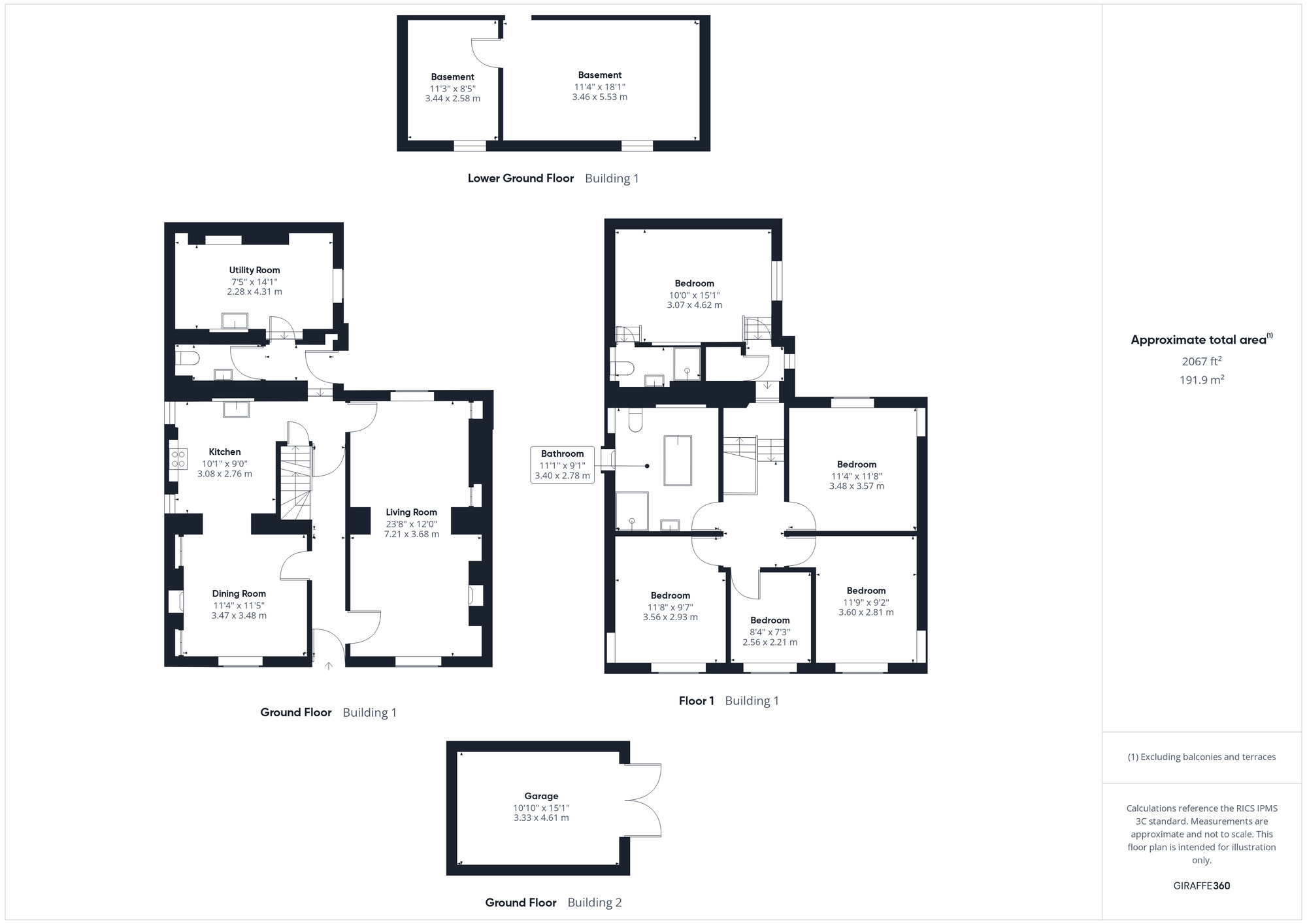 Floorplan of 5 bedroom Detached House for sale, Copse Road, Clevedon, North Somerset, BS21