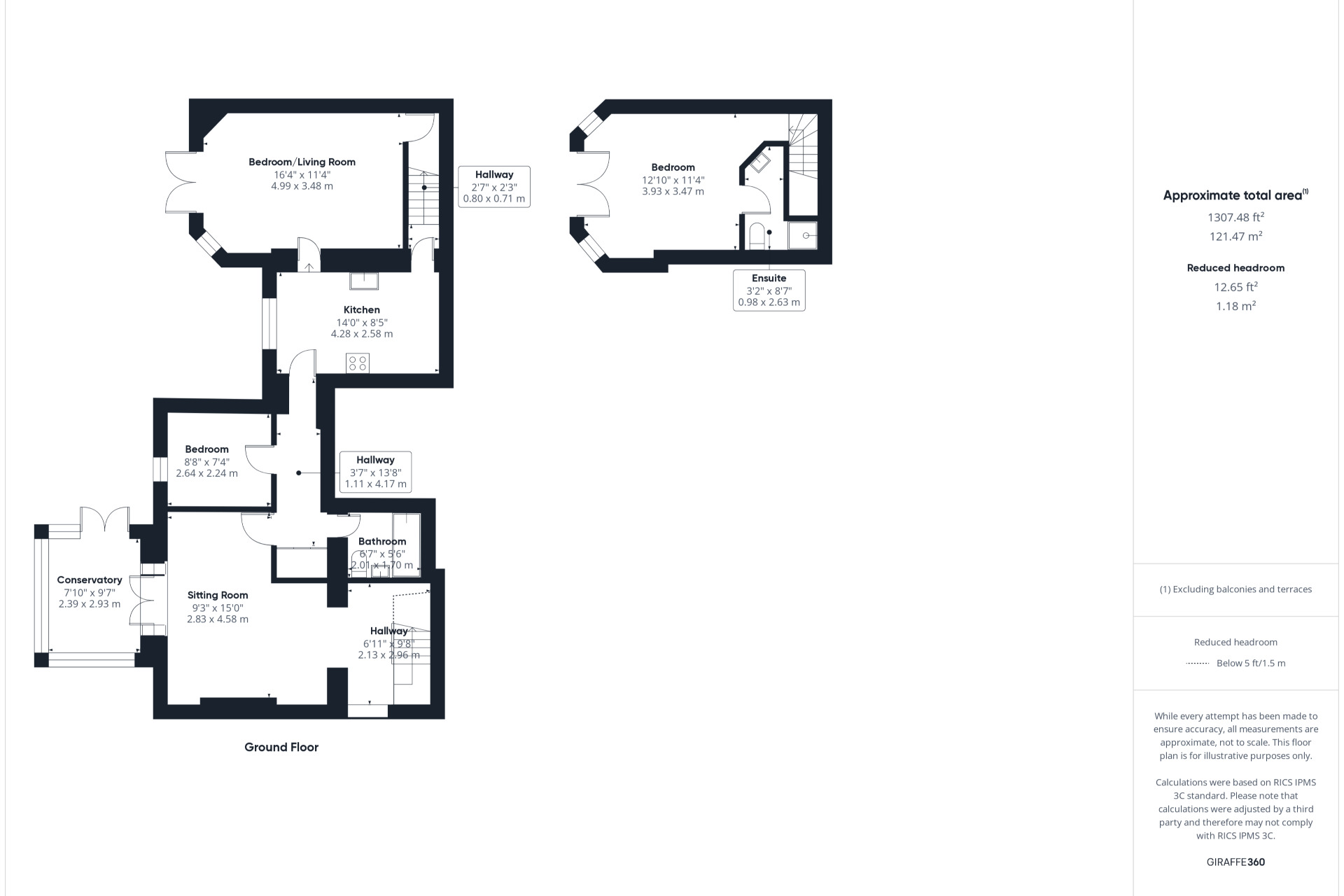 Floorplan of 3 bedroom  Flat for sale, 42 Wellington Terrace, Clevedon, North Somerset, BS21