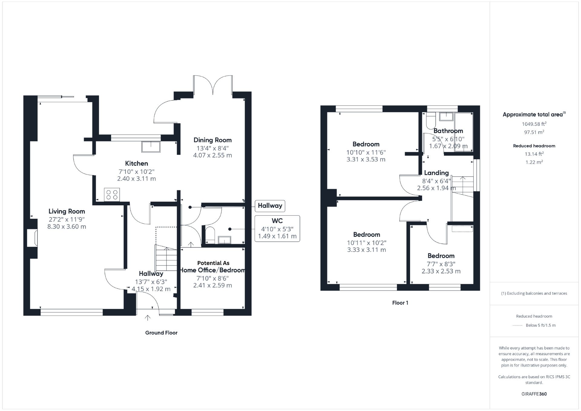 Floorplan of 3 bedroom Semi Detached House for sale, Treefield Road, Clevedon, North Somerset, BS21