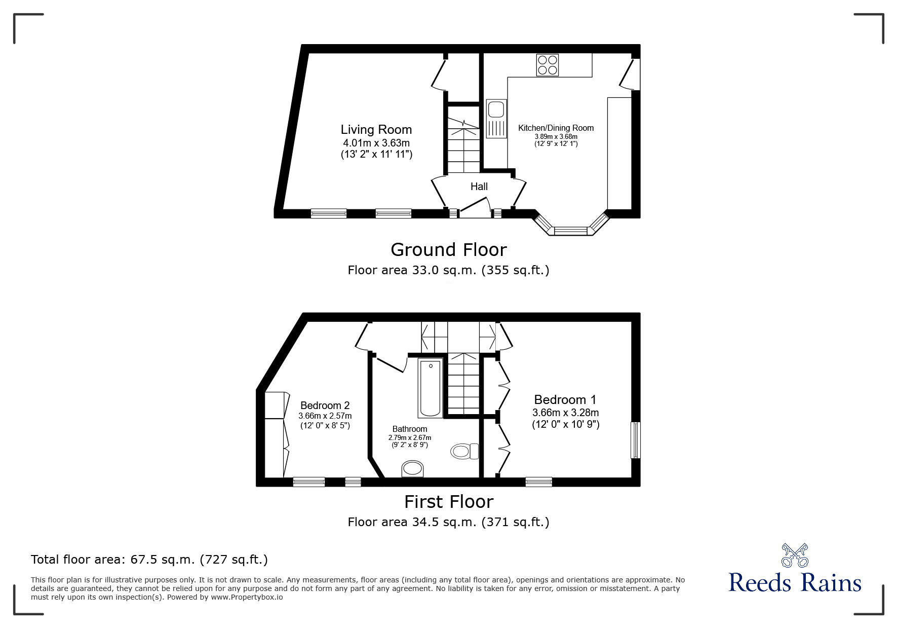 Floorplan of 2 bedroom Detached Property for sale, Seavale Road, Clevedon, North Somerset, BS21