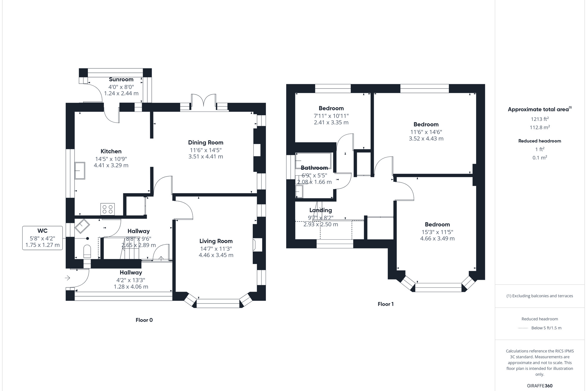 Floorplan of 3 bedroom Detached House to rent, Hill Lane, Tickenham, North Somerset, BS21