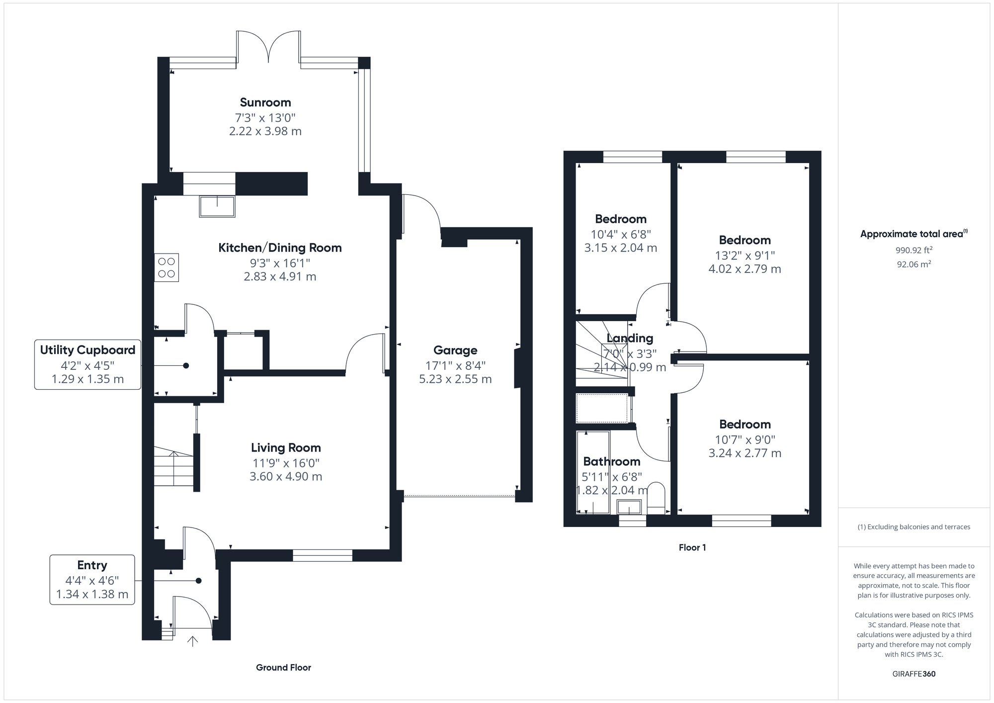 Floorplan of 3 bedroom Semi Detached House for sale, Yeoward Road, Clevedon, North Somerset, BS21