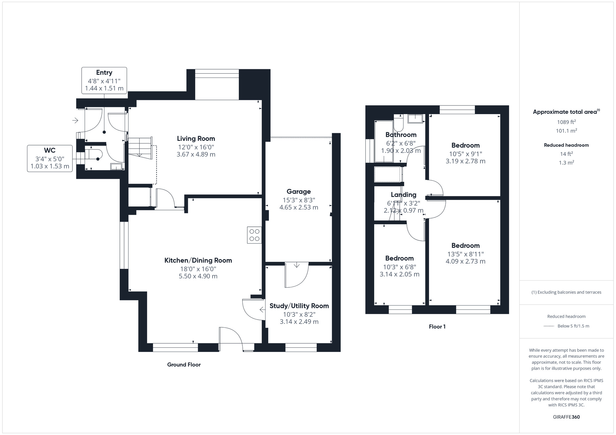Floorplan of 3 bedroom Detached House for sale, Hurn Road, Clevedon, North Somerset, BS21