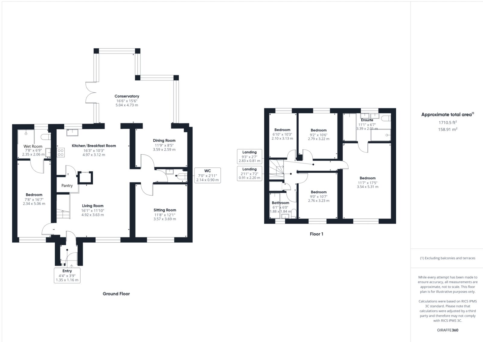 Floorplan of 5 bedroom Detached House for sale, Kenn Moor Drive, Clevedon, North Somerset, BS21