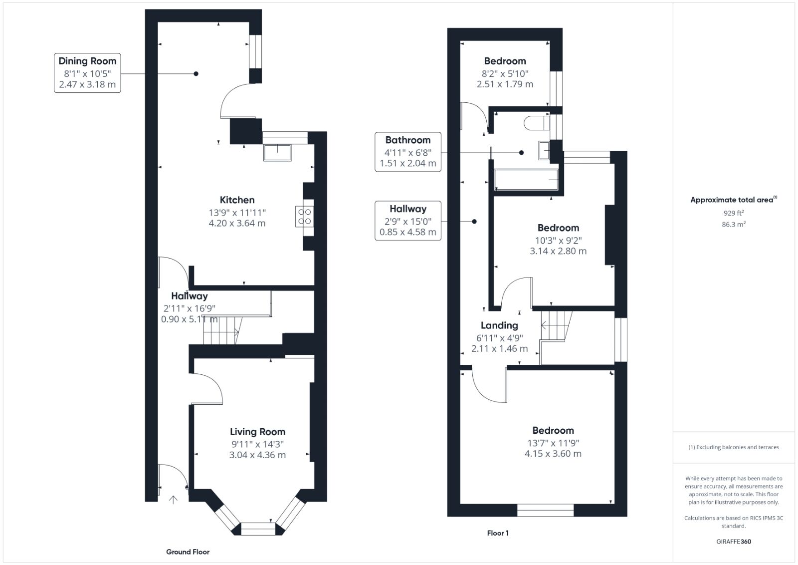 Floorplan of 3 bedroom Semi Detached House for sale, Old Street, Clevedon, North Somerset, BS21