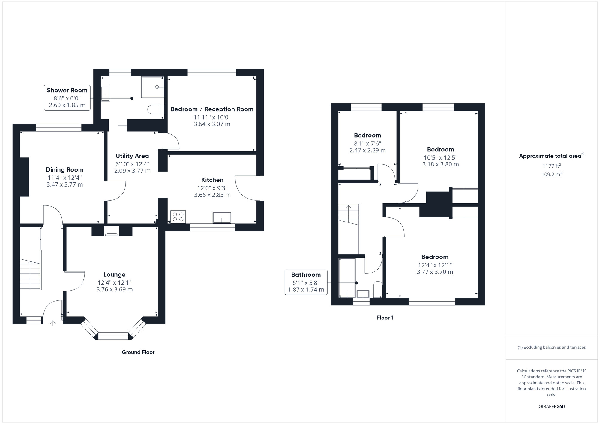 Floorplan of 4 bedroom Semi Detached House for sale, Coleridge Vale Road North, Clevedon, North Somerset, BS21