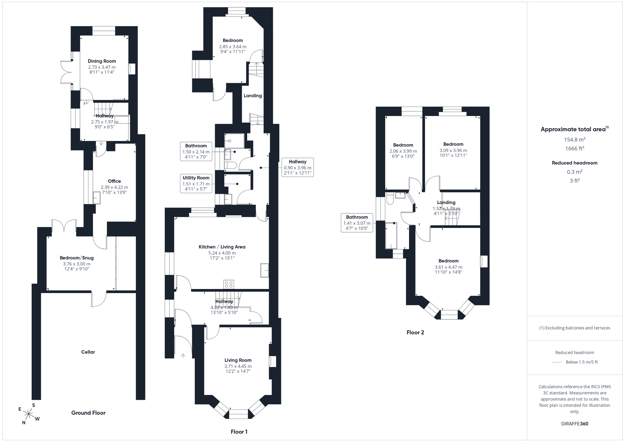 Floorplan of 5 bedroom Semi Detached House for sale, St. Johns Avenue, Clevedon, North Somerset, BS21