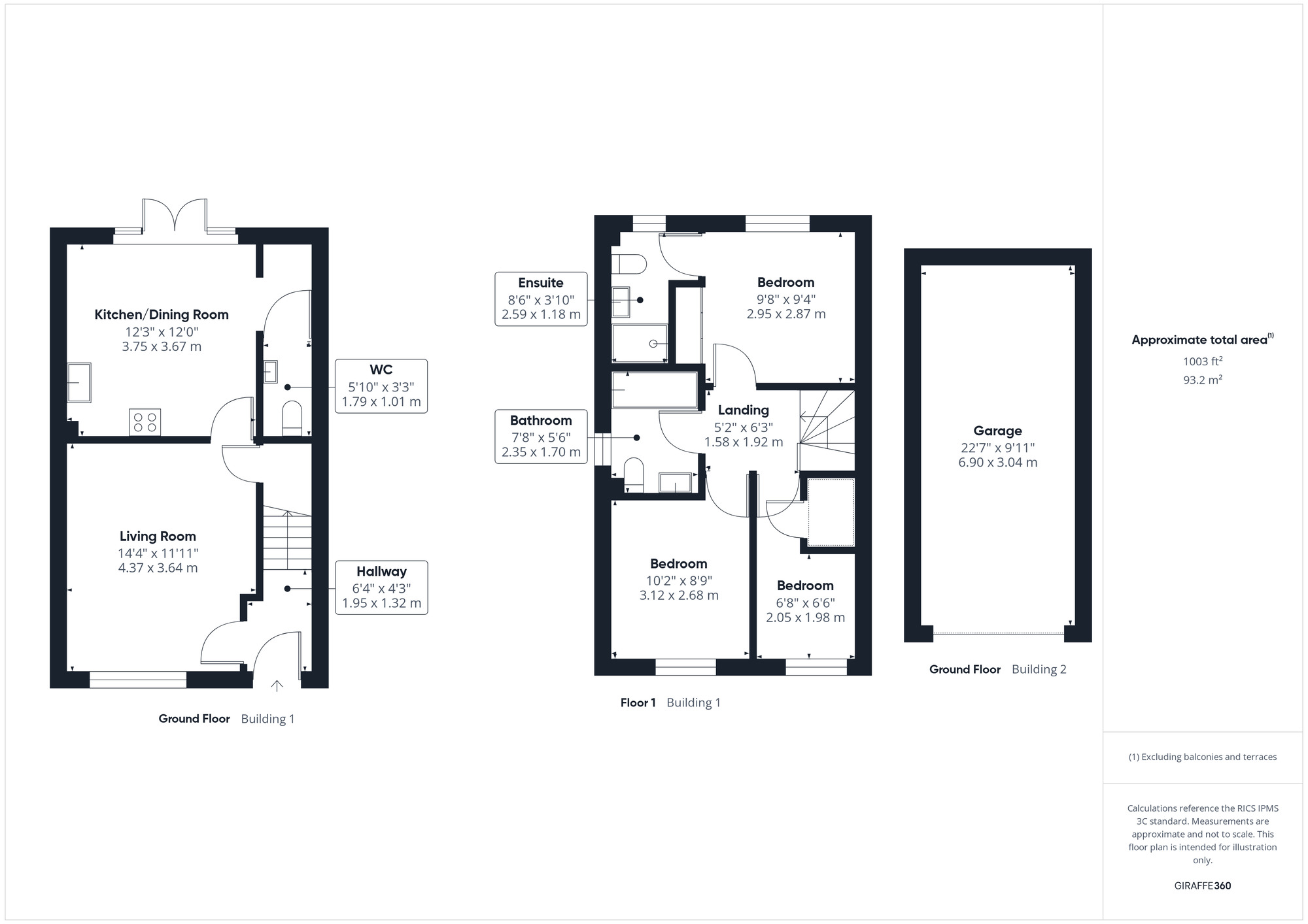 Floorplan of 3 bedroom Semi Detached House for sale, Moorhen Road, Yatton, Bristol, BS49