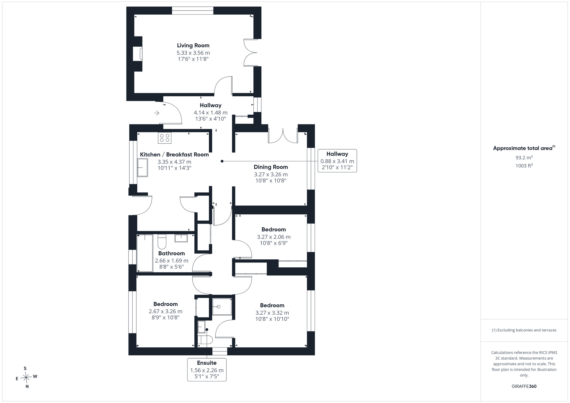 Floorplan of 3 bedroom Detached Bungalow for sale, Walton Road, Clevedon, North Somerset, BS21
