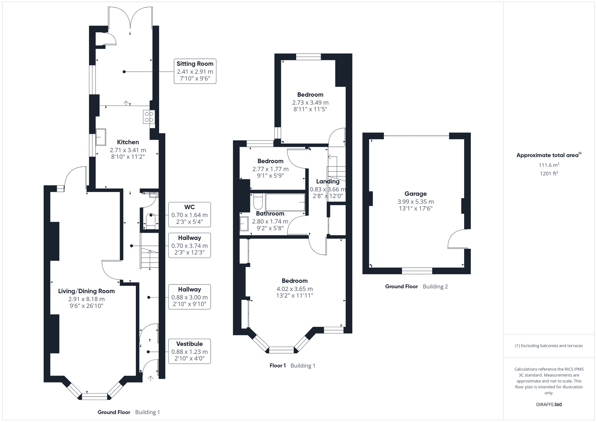 Floorplan of 3 bedroom Mid Terrace House for sale, Griffin Road, Clevedon, North Somerset, BS21