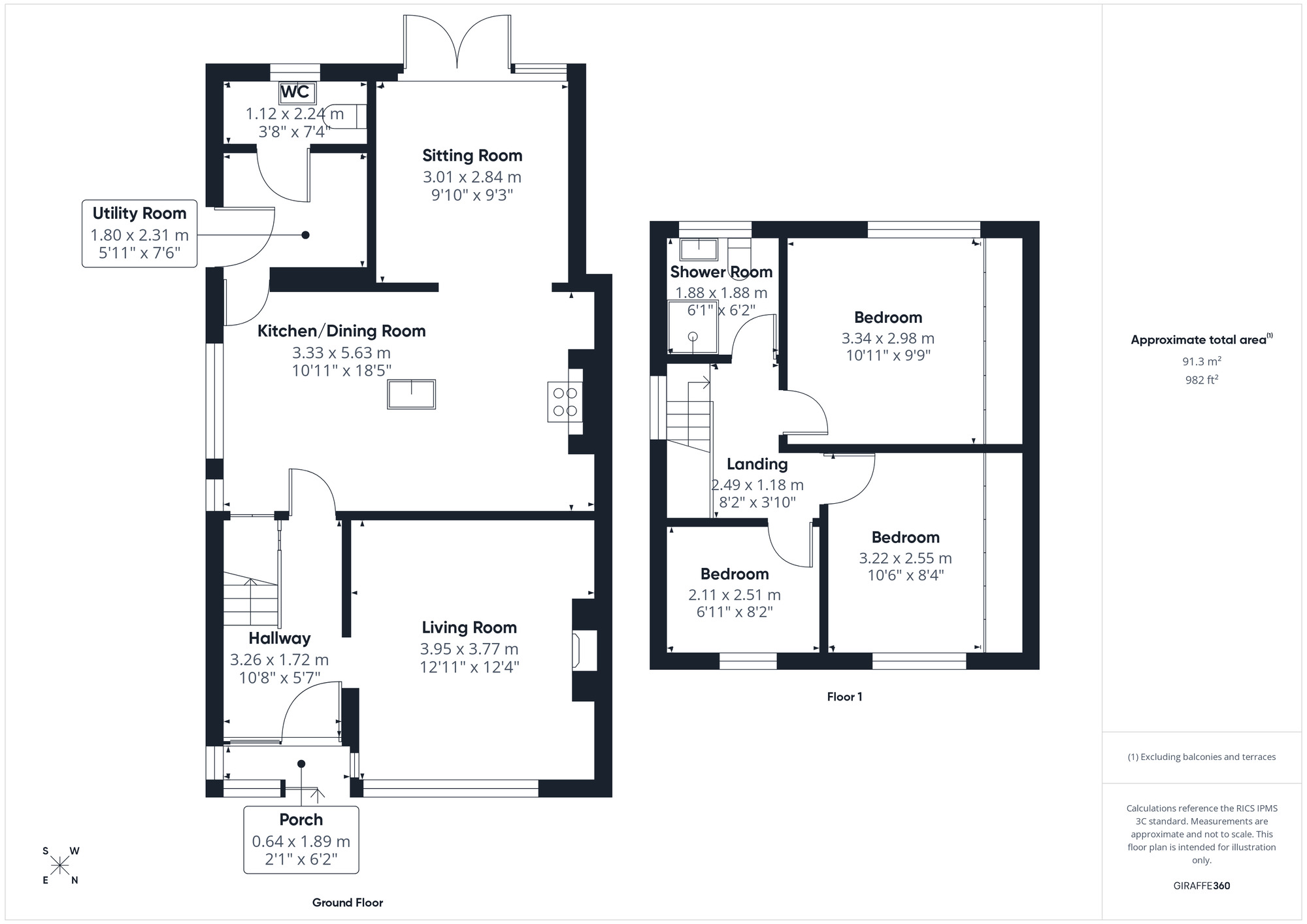 Floorplan of 3 bedroom Semi Detached House for sale, Shelley Avenue, Clevedon, North Somerset, BS21