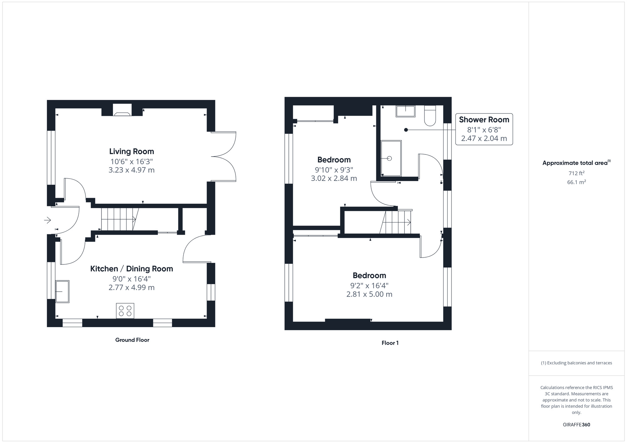 Floorplan of 2 bedroom Semi Detached House for sale, Hollis Avenue, Portishead, Bristol, BS20