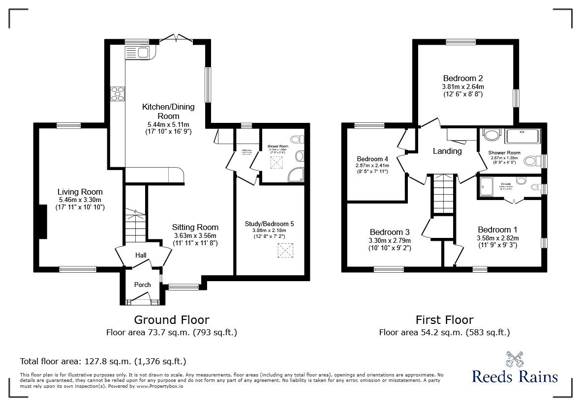 Floorplan of 4 bedroom End Terrace House for sale, Westbourne Avenue, Clevedon, North Somerset, BS21