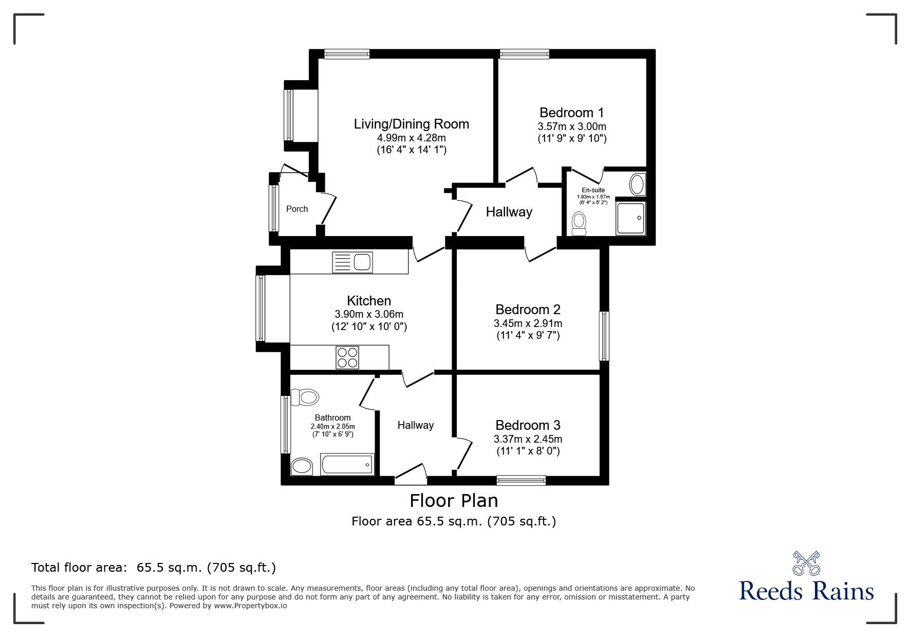 Floorplan of 3 bedroom Detached Property to rent, Moor Lane, Clevedon, Somerset, BS21