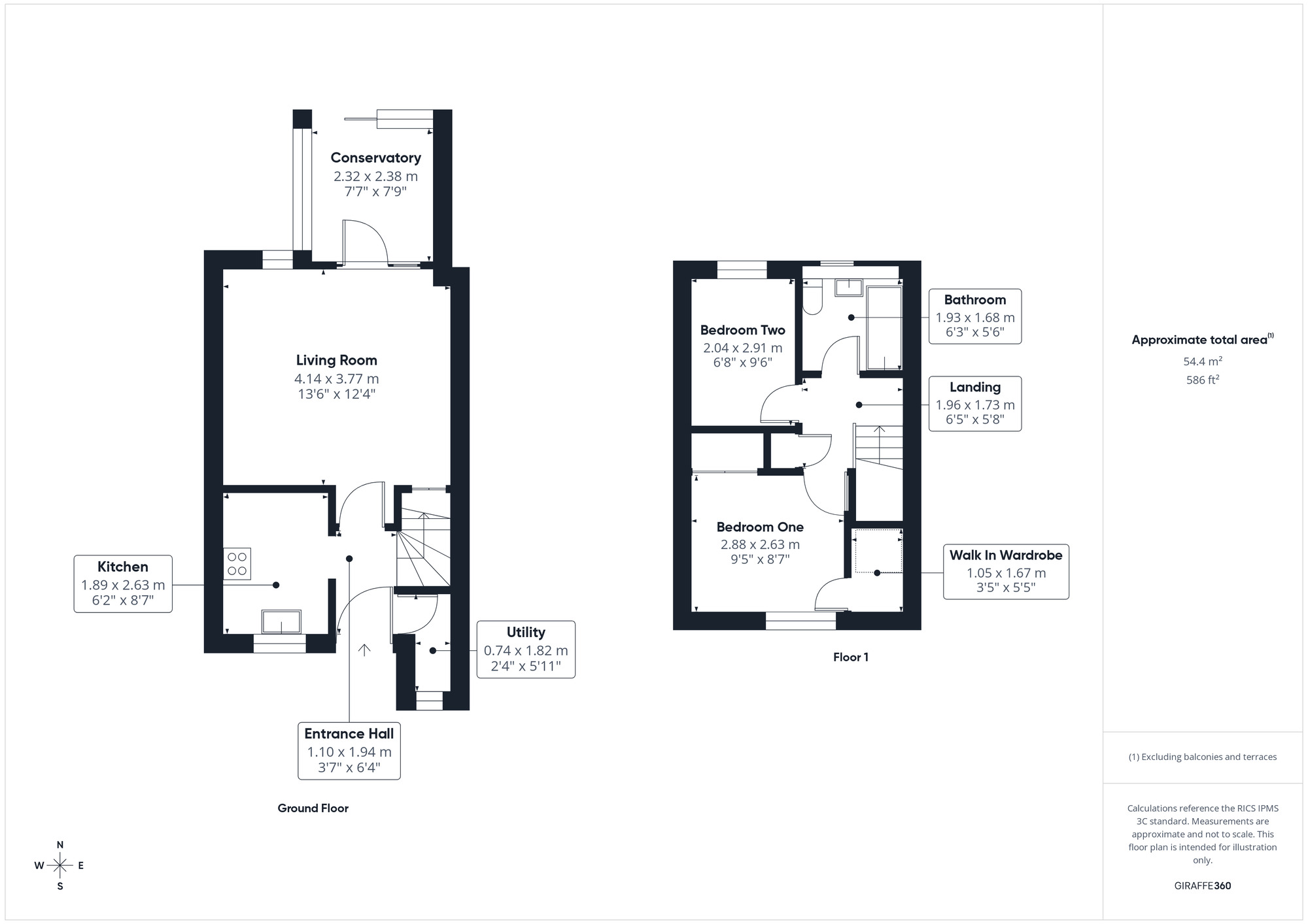 Floorplan of 2 bedroom Mid Terrace House for sale, Yarbury Way, Weston-super-mare, North Somerset, BS24