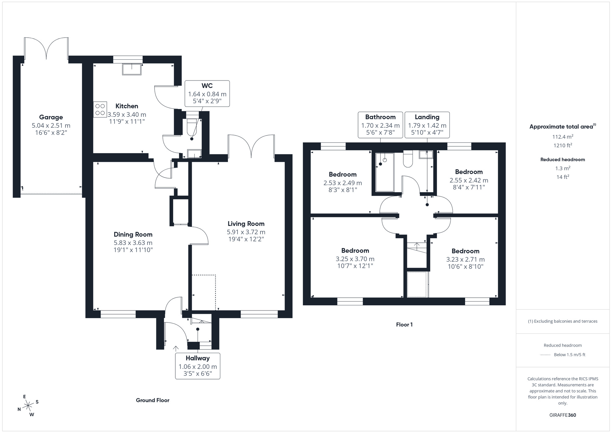 Floorplan of 4 bedroom Detached House for sale, Gullifords Bank, Clevedon, North Somerset, BS21