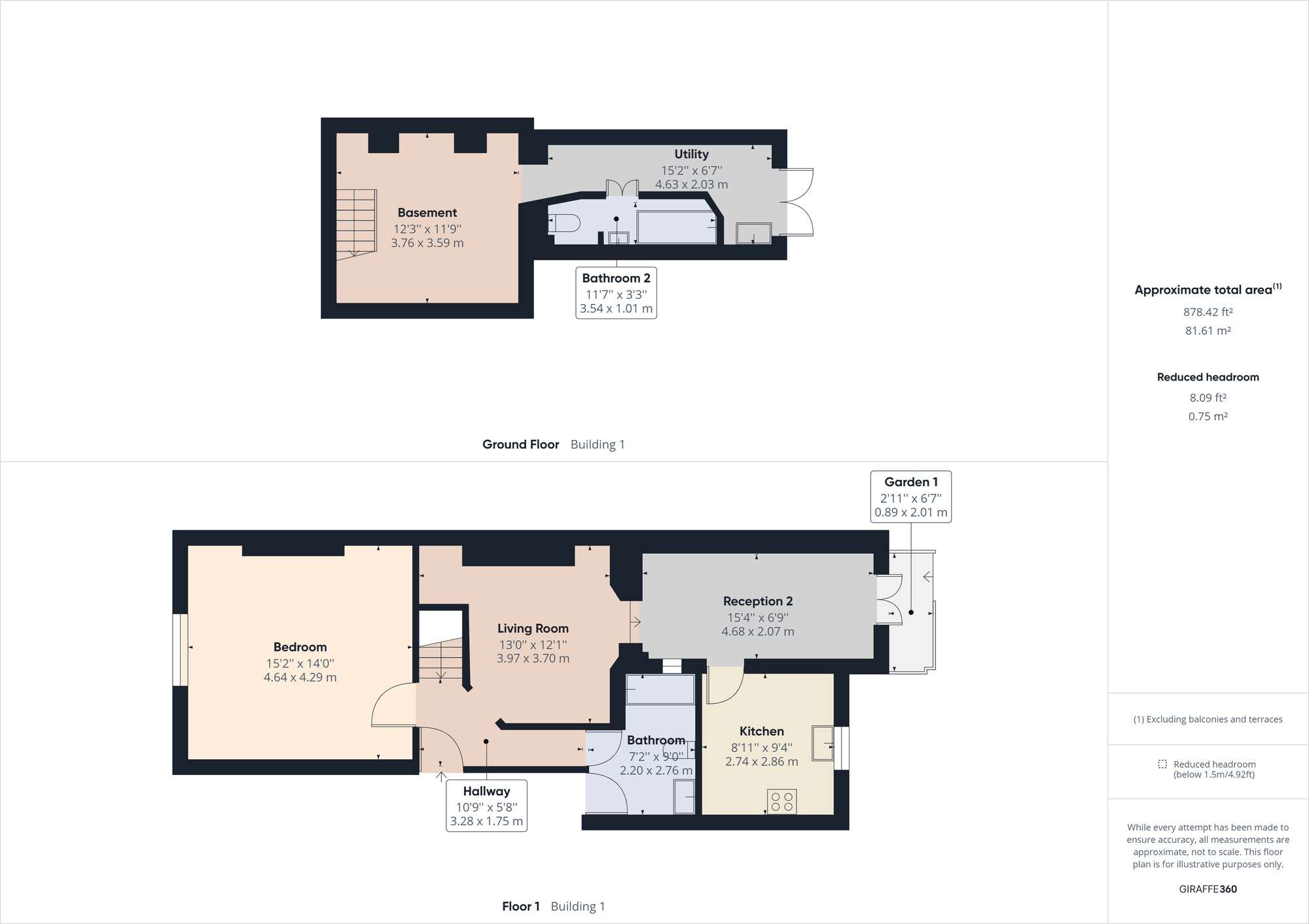 Floorplan of 1 bedroom Flat for sale, Herbert Road, Clevedon, North Somerset, BS21