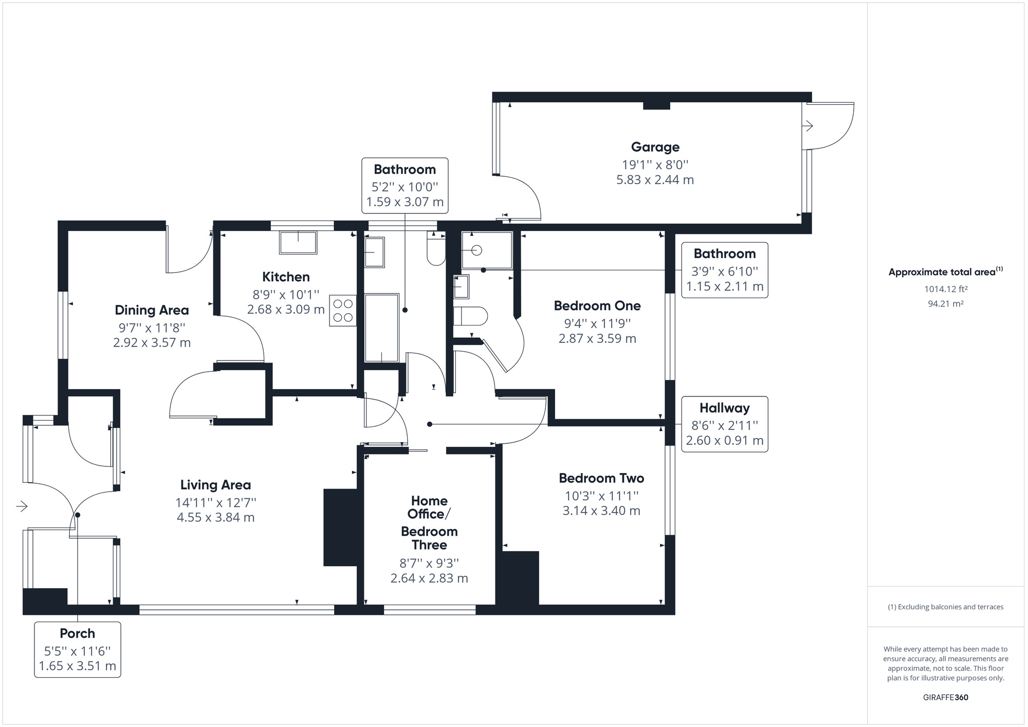 Floorplan of 3 bedroom Detached Bungalow for sale, Stoneyfields, Easton-in-Gordano, Bristol, BS20