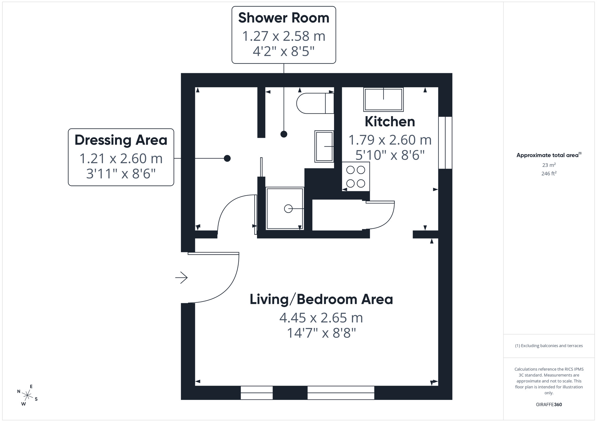 Floorplan of Flat for sale, Stonebridge, Clevedon, North Somerset, BS21