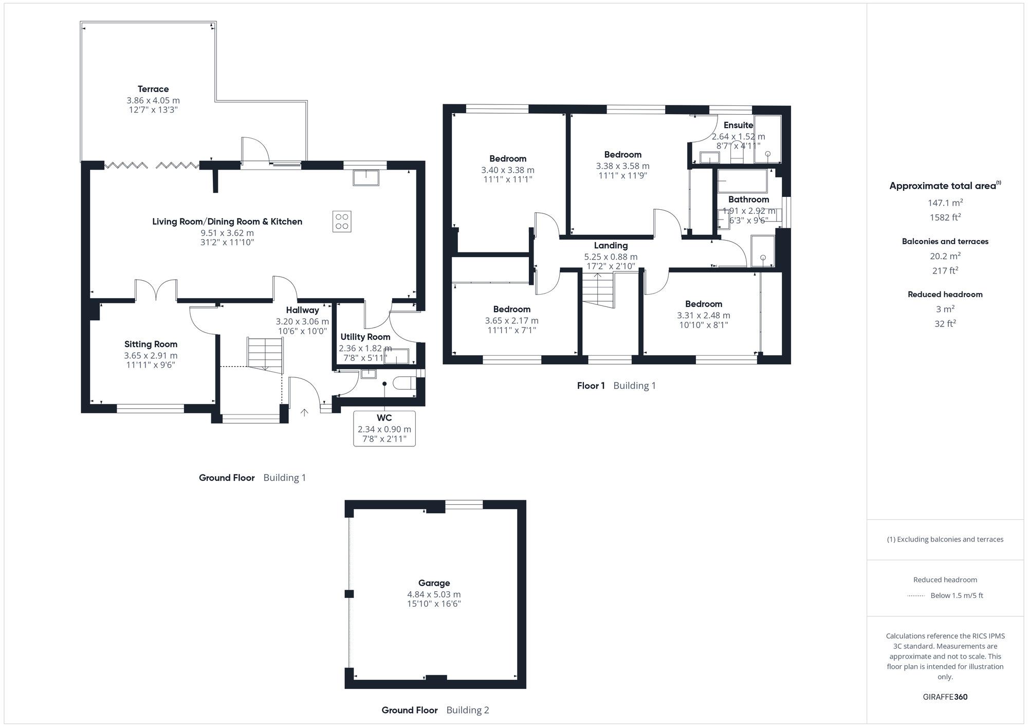 Floorplan of 4 bedroom Detached House for sale, West Way, Clevedon, North Somerset, BS21
