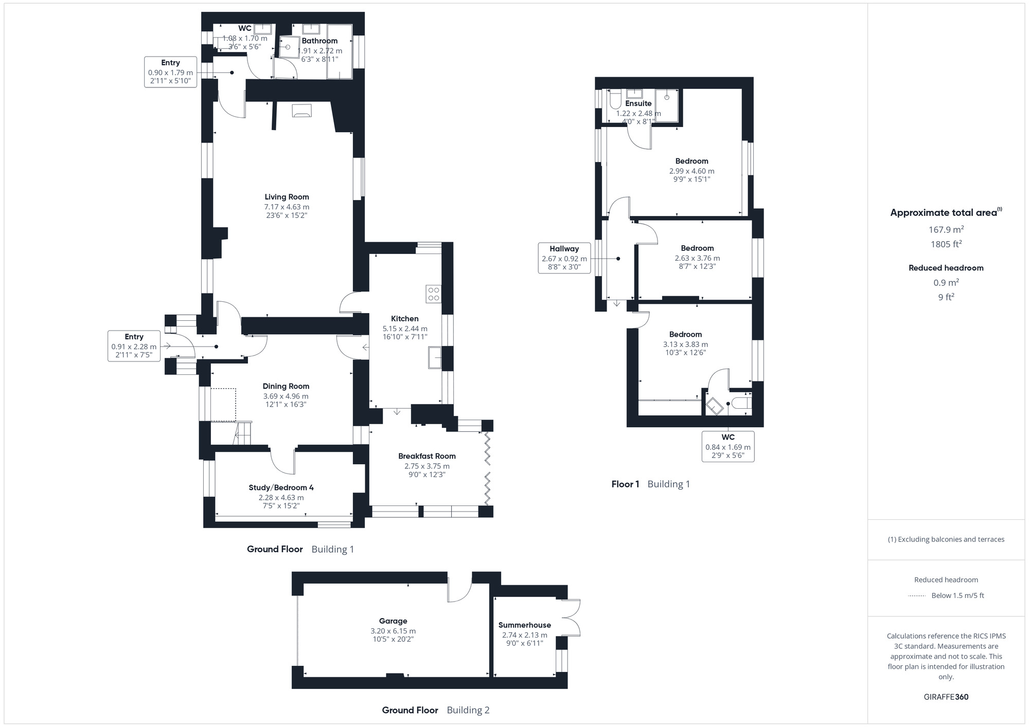Floorplan of 3 bedroom Detached Property for sale, Old Church Road, Clevedon, North Somerset, BS21