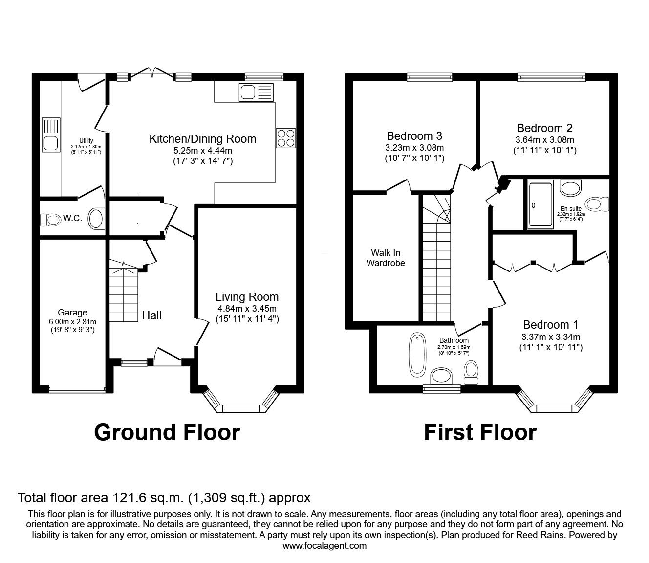 Floorplan of 3 bedroom Detached House for sale, Dobson Way, Congleton, Cheshire, CW12