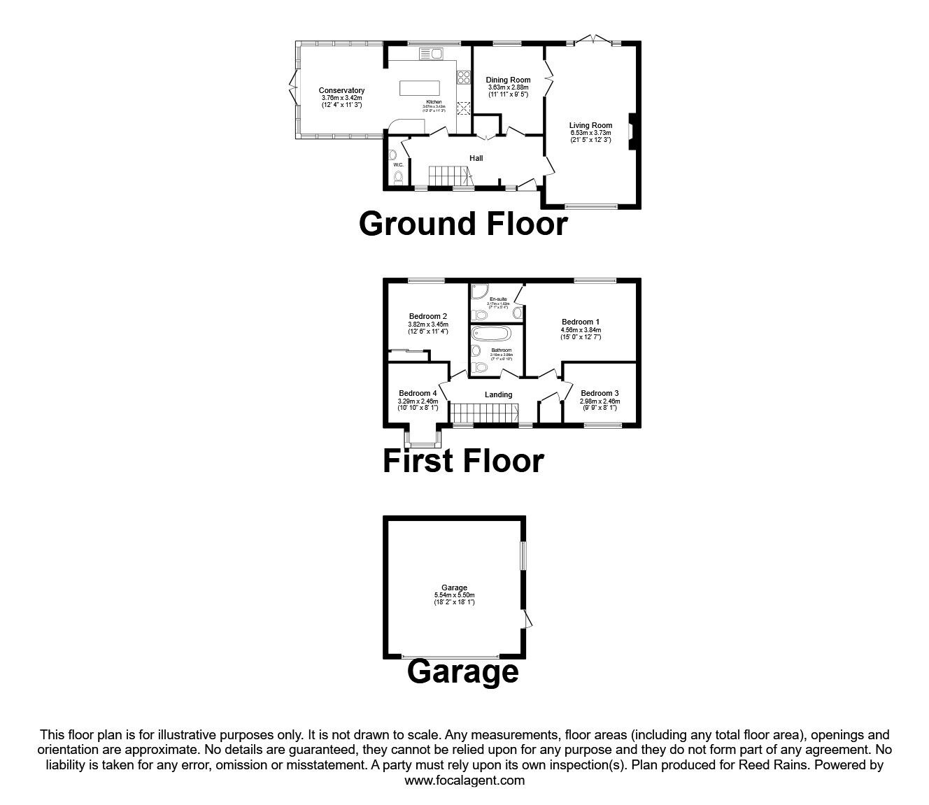 Floorplan of 4 bedroom Detached House for sale, Steele Road, Middlewich, Cheshire, CW10