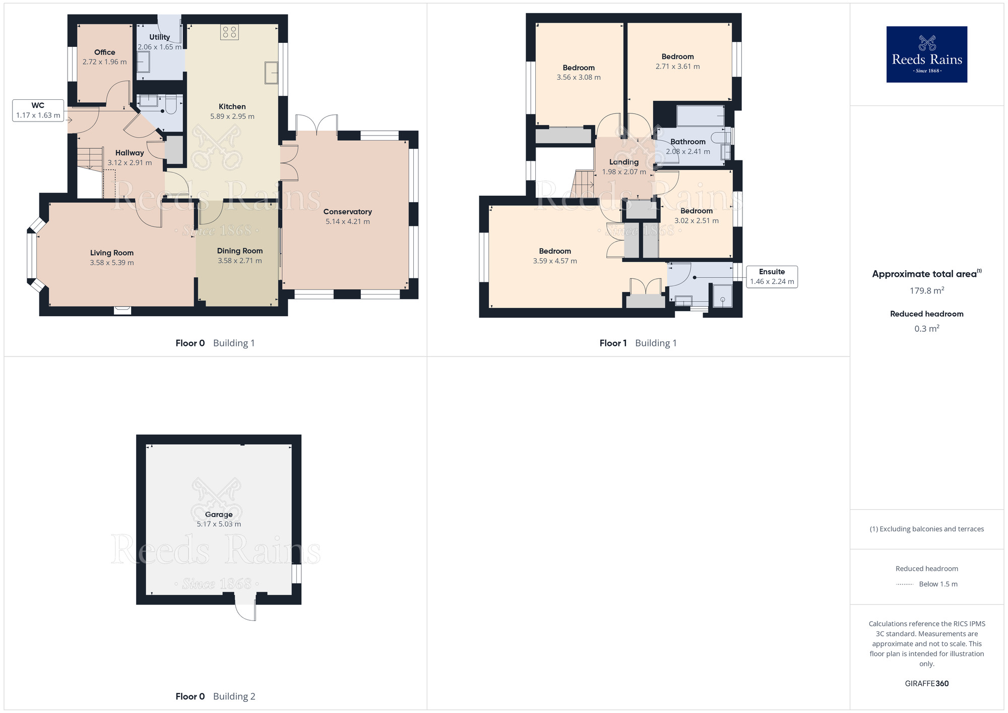 Floorplan of 4 bedroom Detached House for sale, Beech Close, Holmes Chapel, Cheshire, CW4