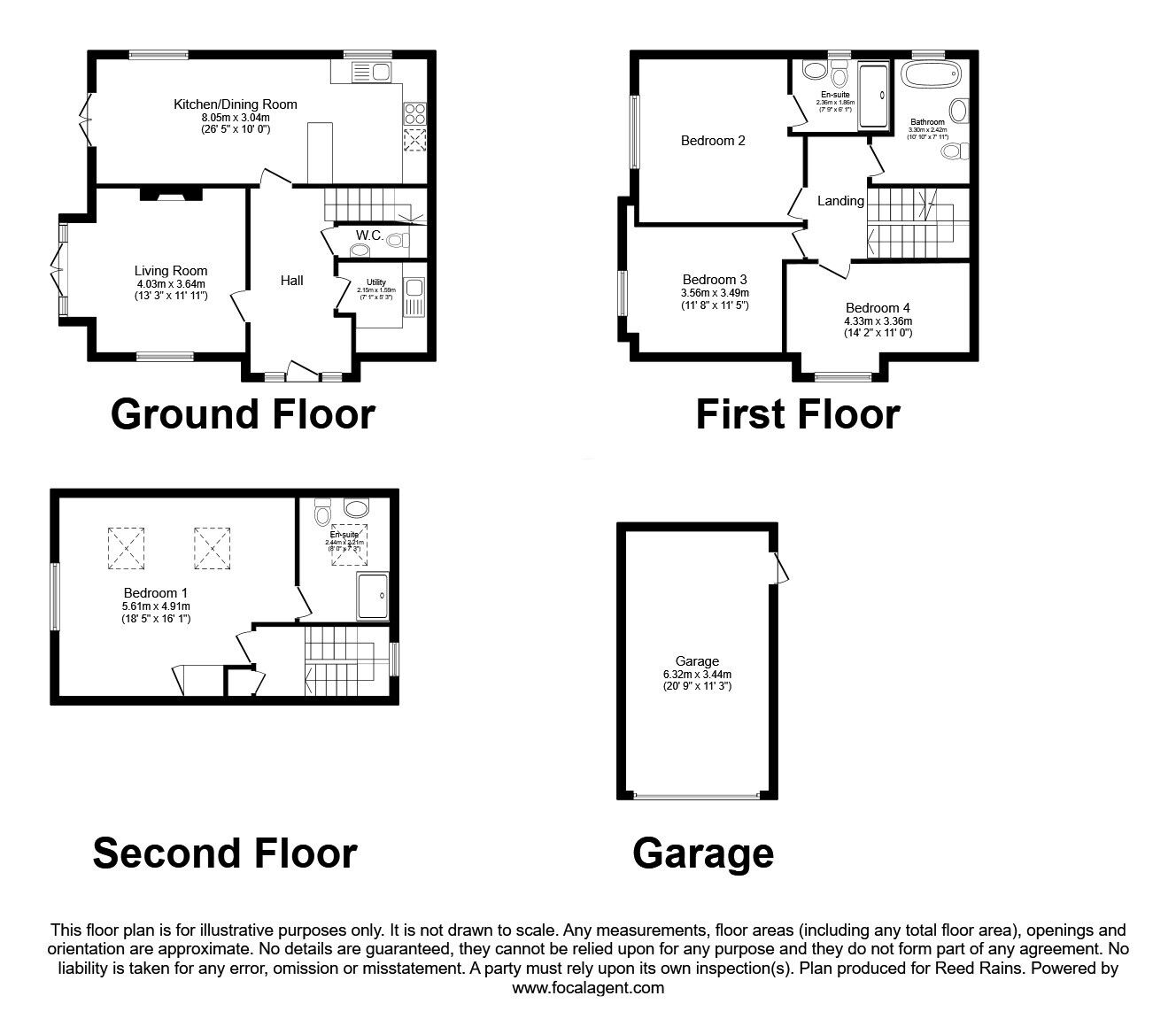 Floorplan of 4 bedroom Detached House for sale, Forge Lane, Congleton, Cheshire, CW12