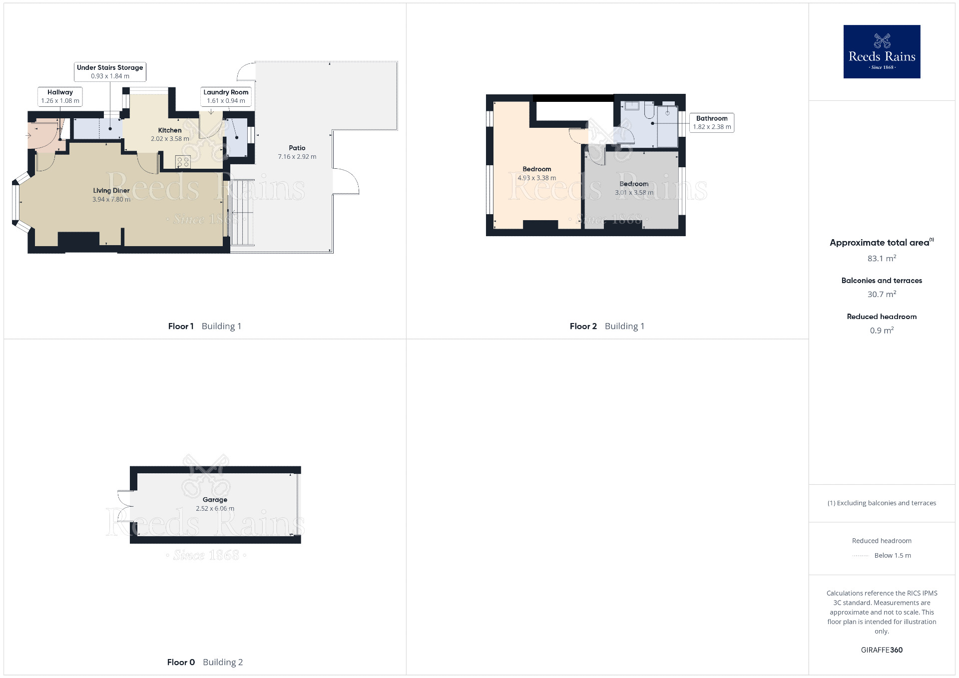 Floorplan of 2 bedroom Semi Detached House for sale, Turnhurst Road, Stoke-on-Trent, Staffordshire, ST6