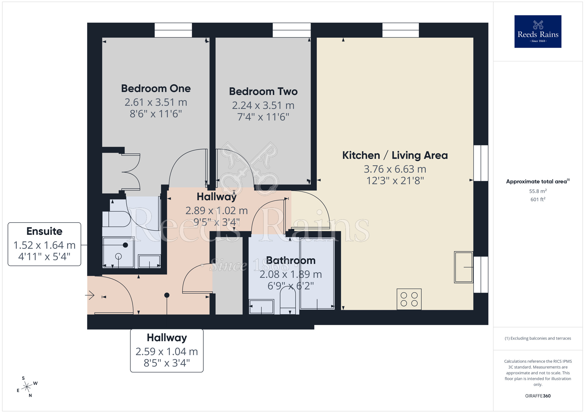 Floorplan of 2 bedroom Flat to rent, Bath Vale, Congleton, Cheshire, CW12