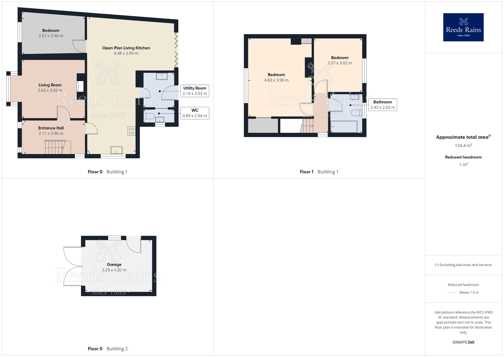 Floorplan of 3 bedroom Detached House for sale, Congleton Road, Mow Cop, Staffordshire, ST7